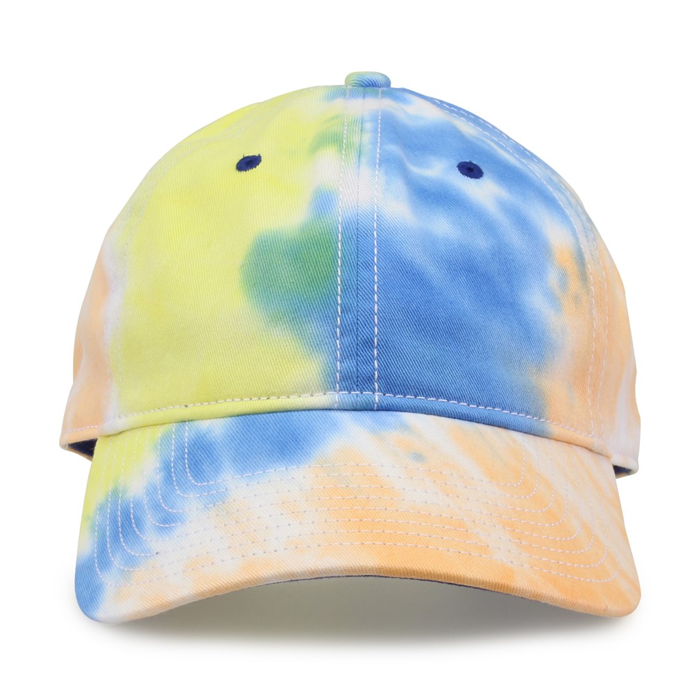 Photo to show The Game's Tie Dye hat collection.